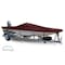 Eevelle Boat Cover JON BOAT Open, Outboard Fits 19ft 6in L up to 84in W Burgundy SCOJB1984B-BRG - alternate 1
